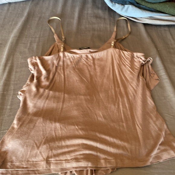 Rue 21 brown waterfall tank top size large - Picture 4 of 6